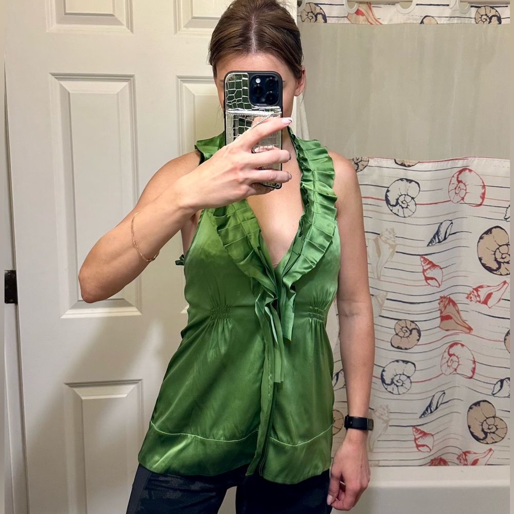 BCBG MaxAzria halter top, size M